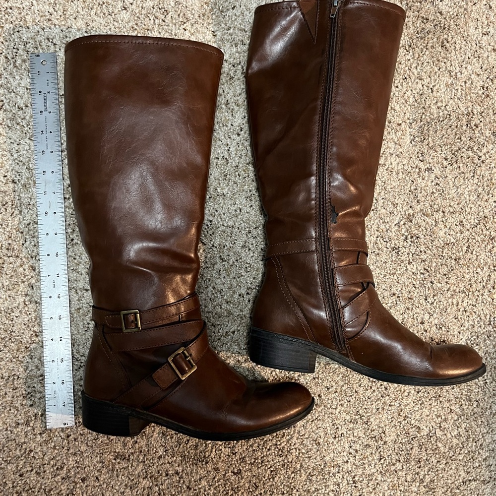 🍂 Classic Brown Riding Boots - AZ Dakota 🐎